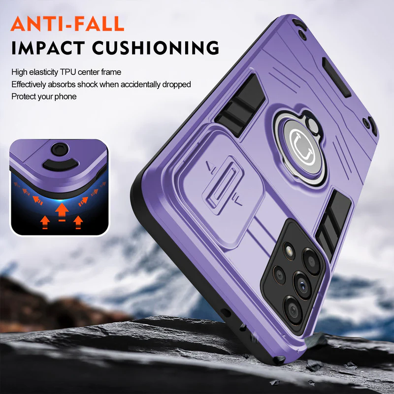 Ultra Rugged Case with Rotating Ring Holder Back Case For Samsung A53 5G - Image 17