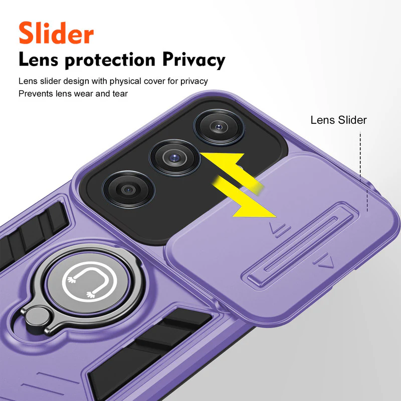 Ultra Rugged Case with Rotating Ring Holder Back Case For Samsung M55 5G - Image 16