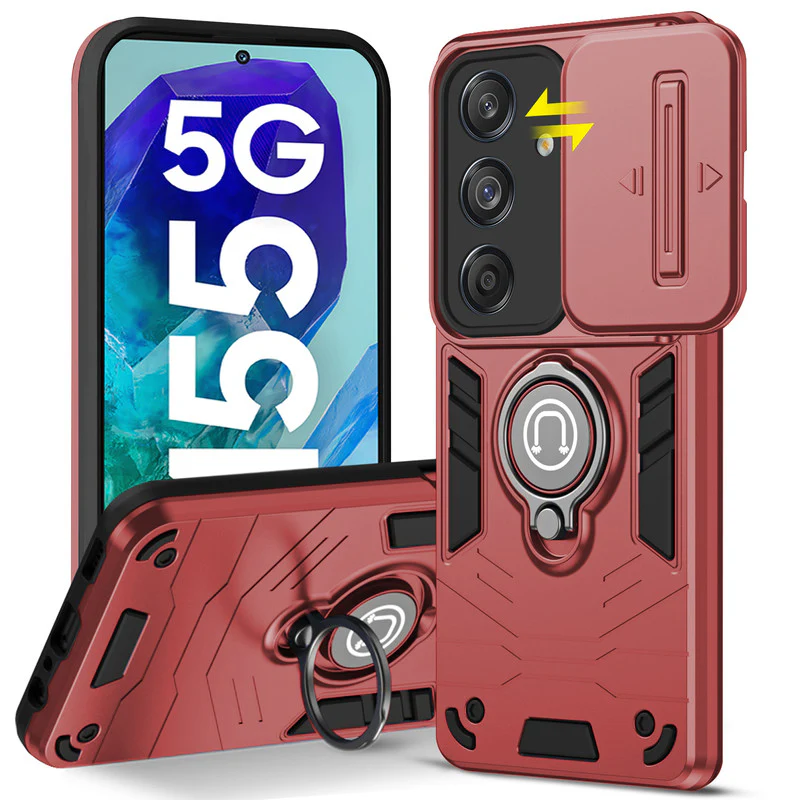 Ultra Rugged Case with Rotating Ring Holder Back Case For Samsung M55 5G - Image 19