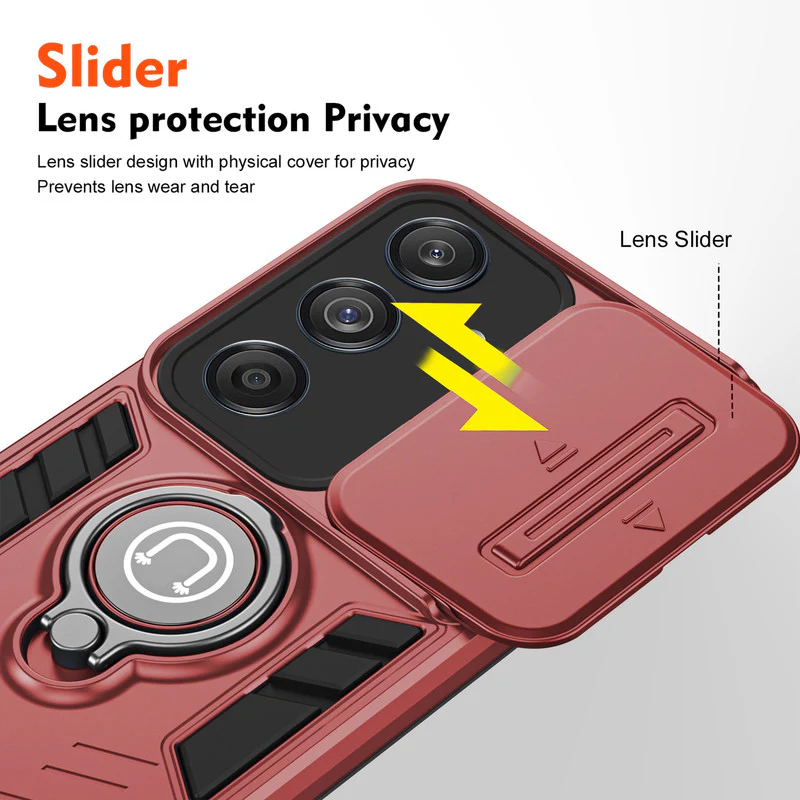 Ultra Rugged Case with Rotating Ring Holder Back Case For Samsung M55 5G - Image 22