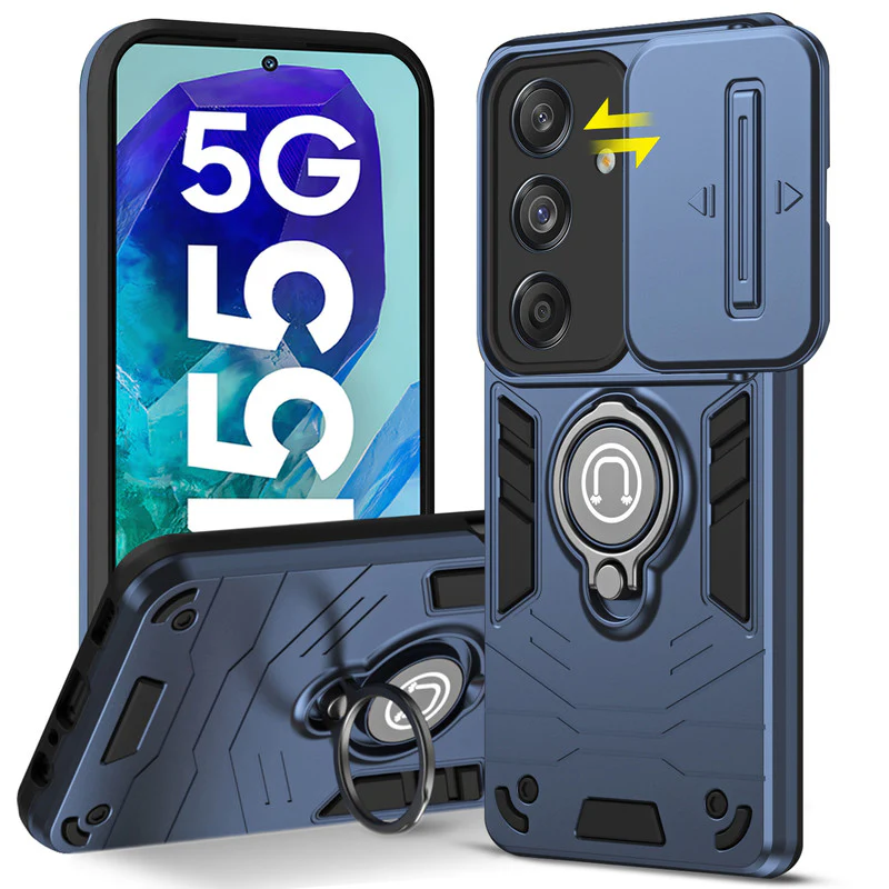 Ultra Rugged Case with Rotating Ring Holder Back Case For Samsung M55 5G - Image 25