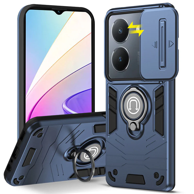 Ultra Rugged Case with Rotating Ring Holder Back Case For Vivo Y36 4G - Image 25