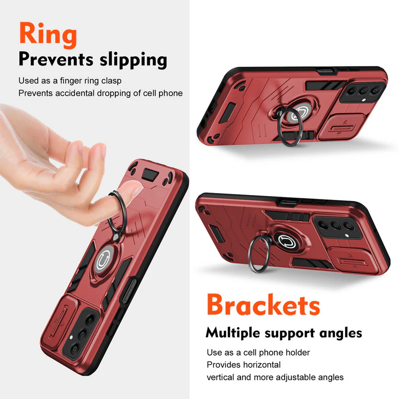 Ultra Rugged Case with Rotating Ring Holder Back Case For Samsung A15 5G - Image 15