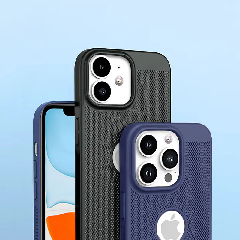 Ultra Slim Full Coverage Heat Sink Case with Honeycomb Mesh Back Cover For Apple iPhone 11 - Image 13