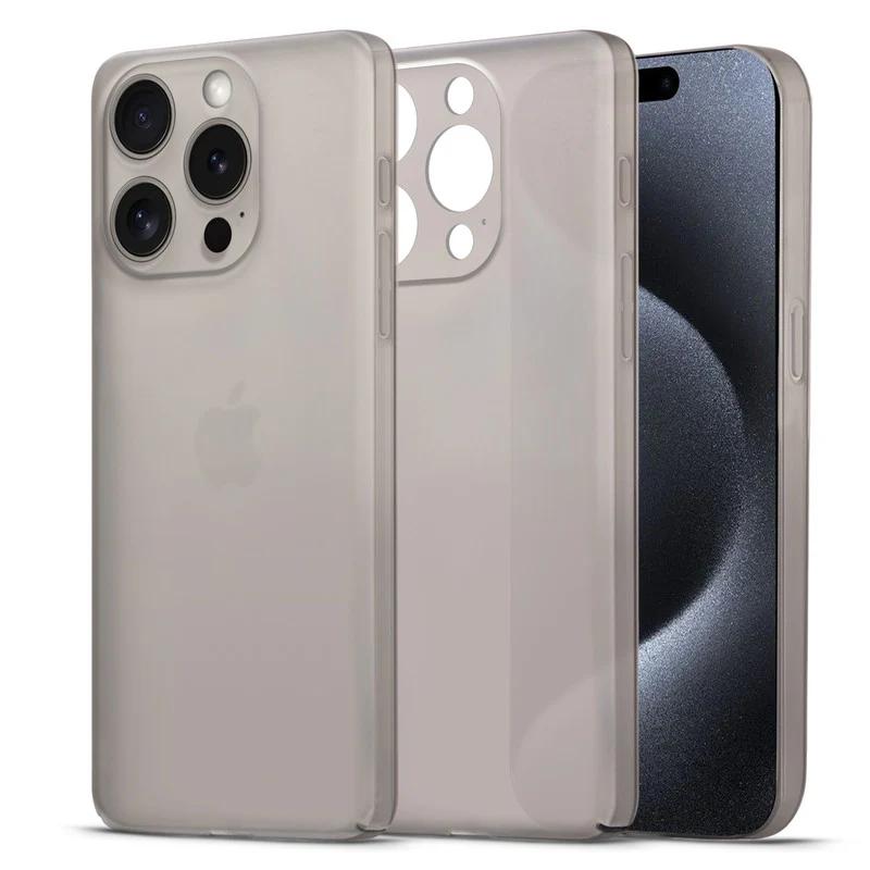 Ultra-Thin Frosted Hard Case for Apple iPhone 15 Pro - Image 4