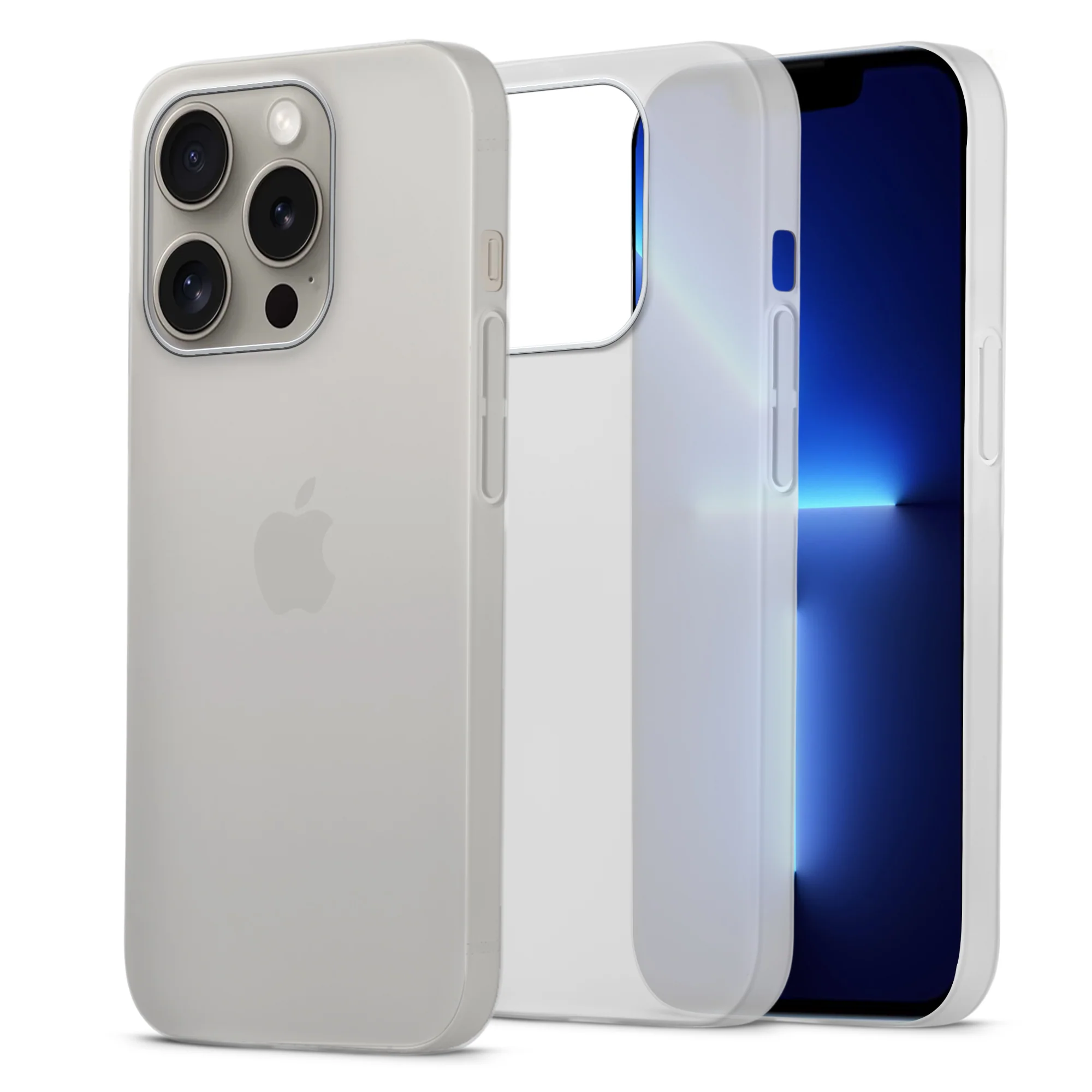 Ultra-Thin Frosted Hard Case for Apple iPhone 13 Pro - Image 9