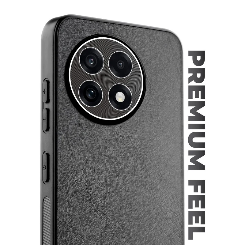 Unimore Leather Hard Case with Shiny Camera Protection For OnePlus 13R 5G - Image 4