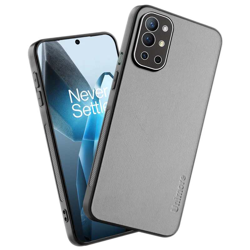 Unimore Leather Hard Case with Shiny Camera Protection For OnePlus 9R 5G - Image 13