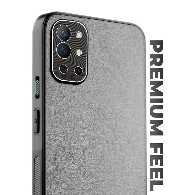 Unimore Leather Hard Case with Shiny Camera Protection For OnePlus 9R 5G - Image 16