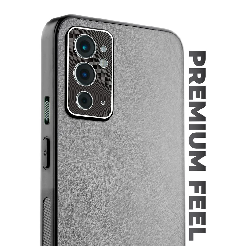 Unimore Leather Hard Case with Shiny Camera Protection For OnePlus 9RT - Image 16