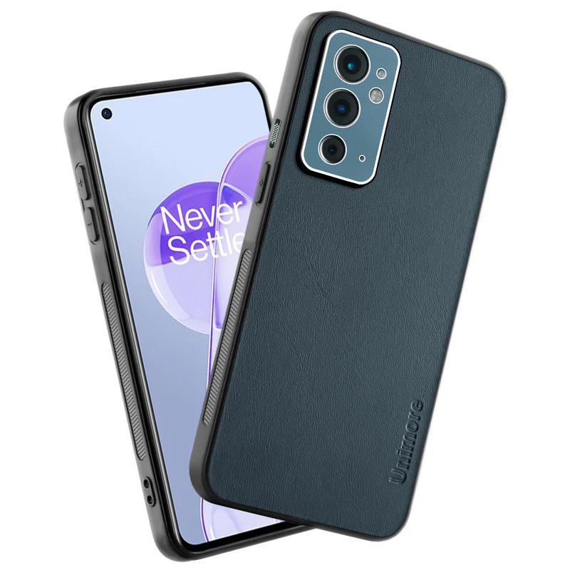 Unimore Leather Hard Case with Shiny Camera Protection For OnePlus 9RT - Image 19