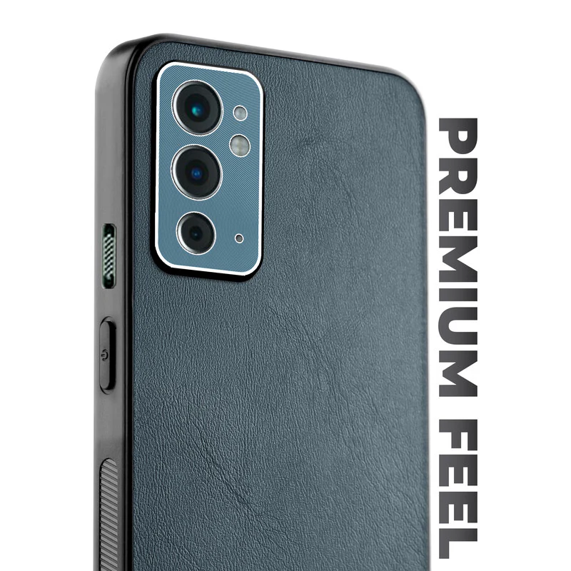 Unimore Leather Hard Case with Shiny Camera Protection For OnePlus 9RT - Image 22