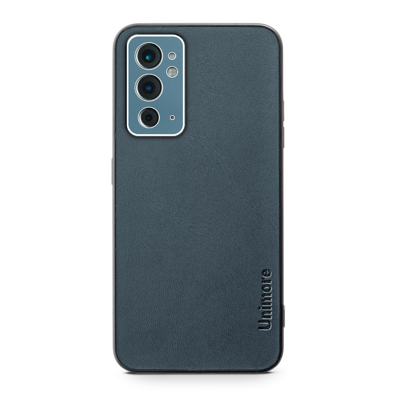 Unimore Leather Hard Case with Shiny Camera Protection For OnePlus 9RT - Image 23