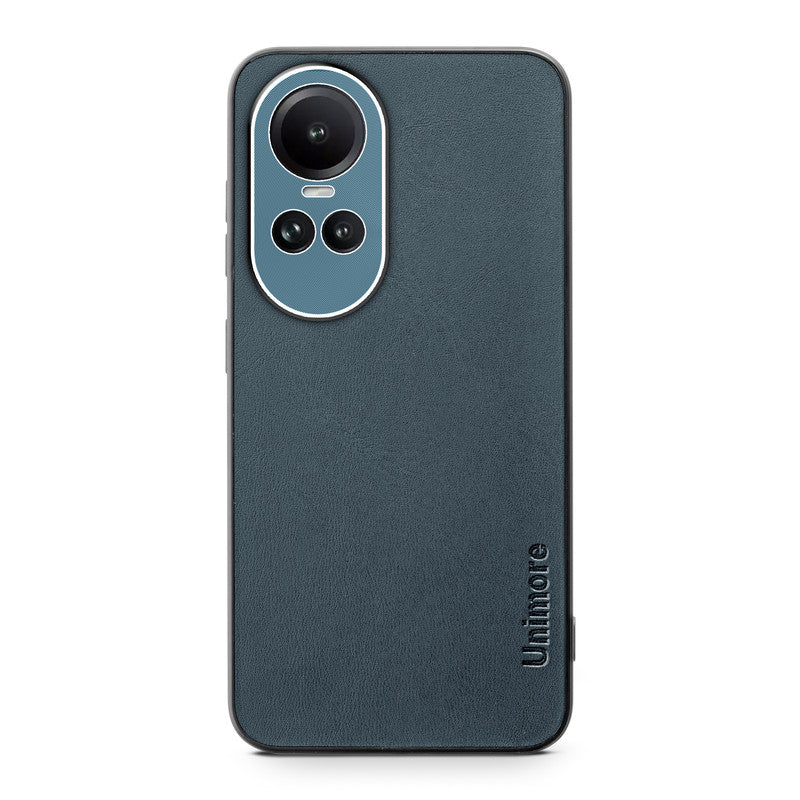 Unimore Leather Hard Case with Shiny Camera Protection For Oppo Reno 10 5G - Image 23
