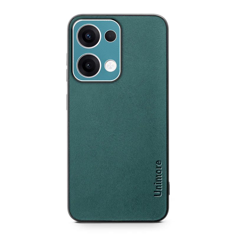 Unimore Leather Hard Case with Shiny Camera Protection For Oppo Reno 13 5G - Image 11