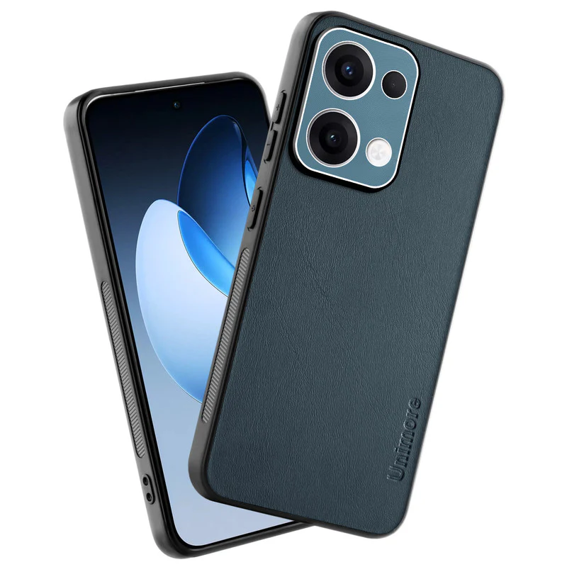Unimore Leather Hard Case with Shiny Camera Protection For Oppo Reno 13 5G - Image 19