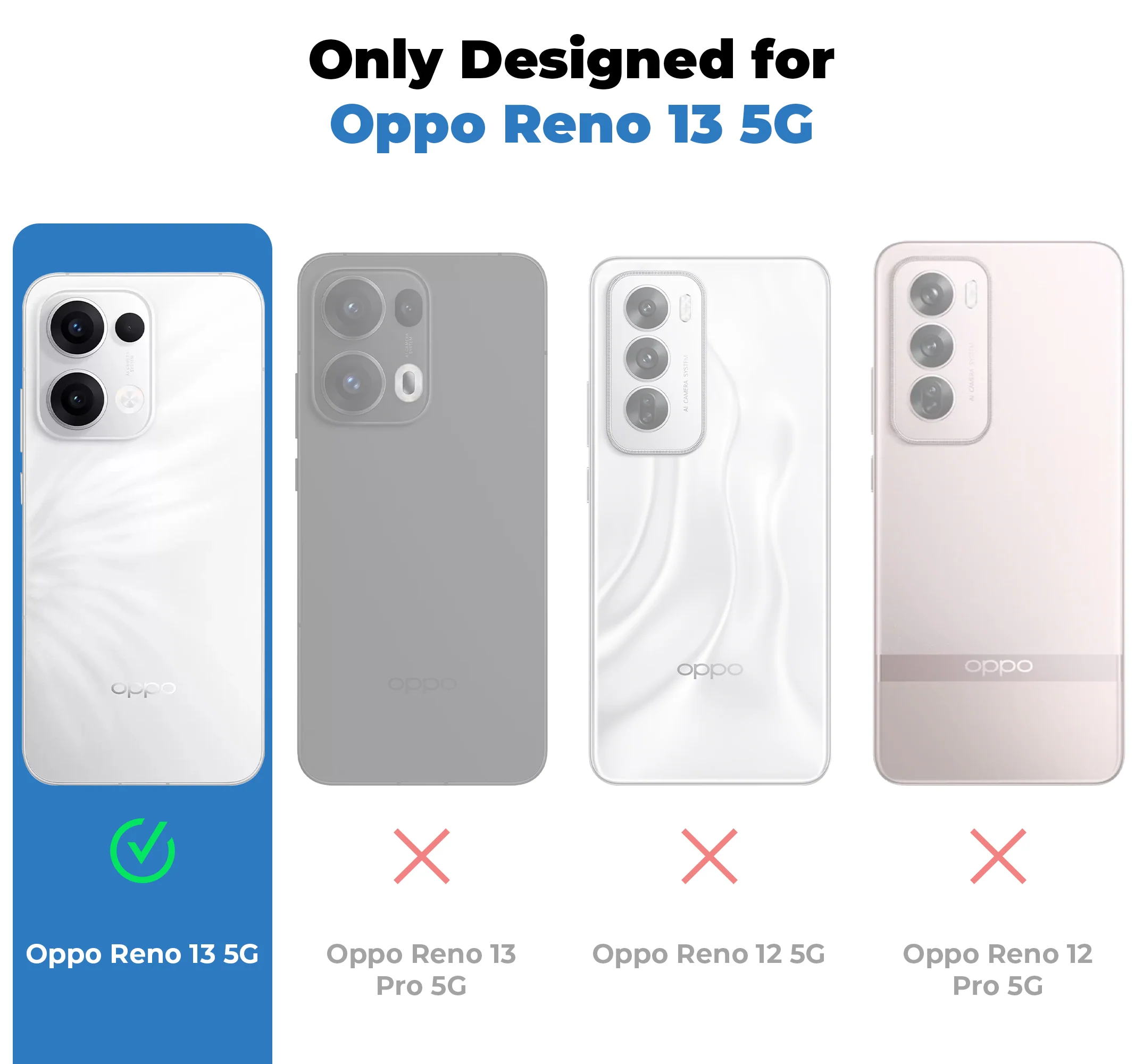 Unimore Leather Hard Case with Shiny Camera Protection For Oppo Reno 13 5G - Image 8