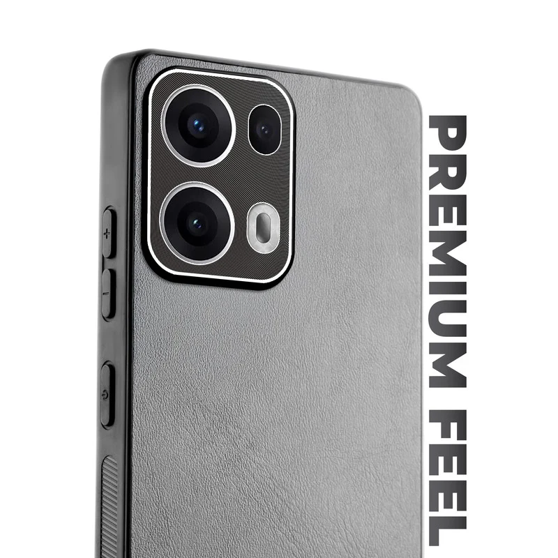 Unimore Leather Hard Case with Shiny Camera Protection For Oppo Reno 13 Pro 5G - Image 16