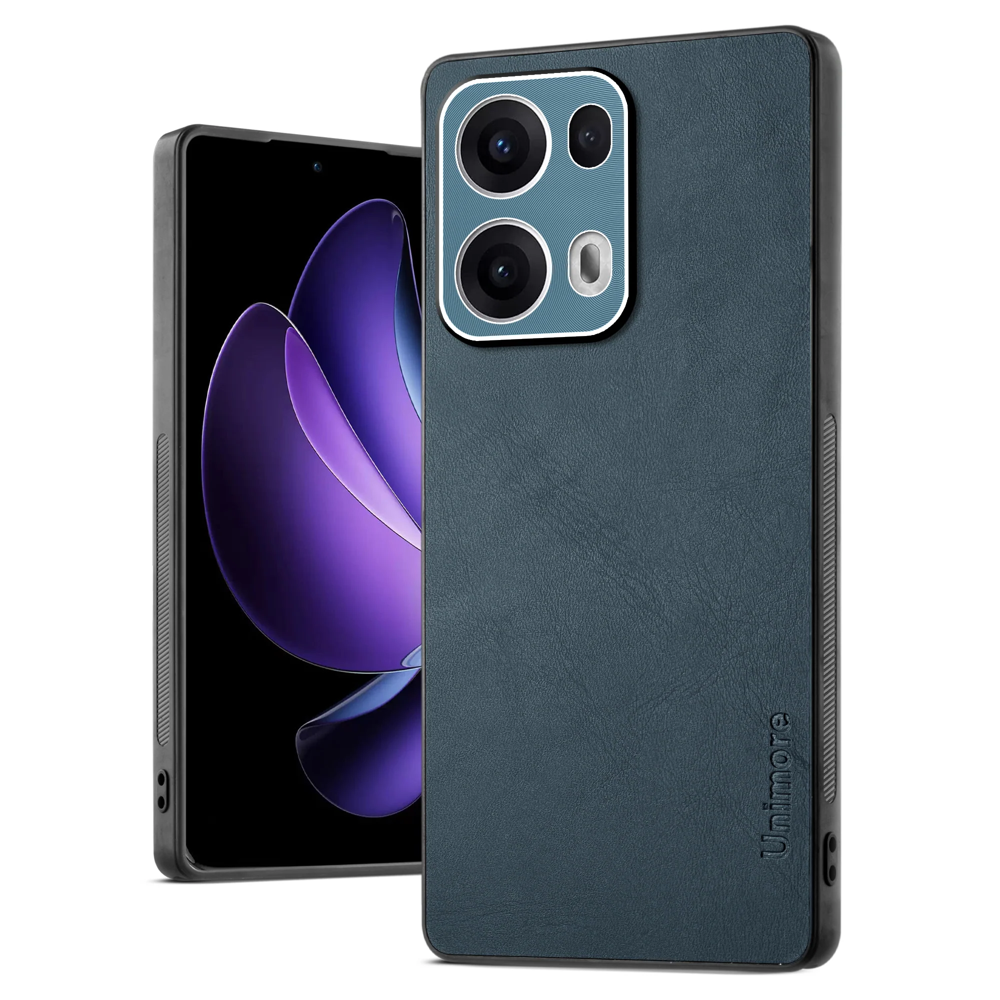 Unimore Leather Hard Case with Shiny Camera Protection For Oppo Reno 13 Pro 5G - Image 19