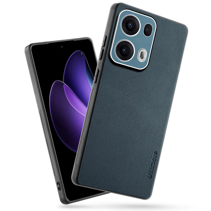 Unimore Leather Hard Case with Shiny Camera Protection For Oppo Reno 13 Pro 5G - Image 21