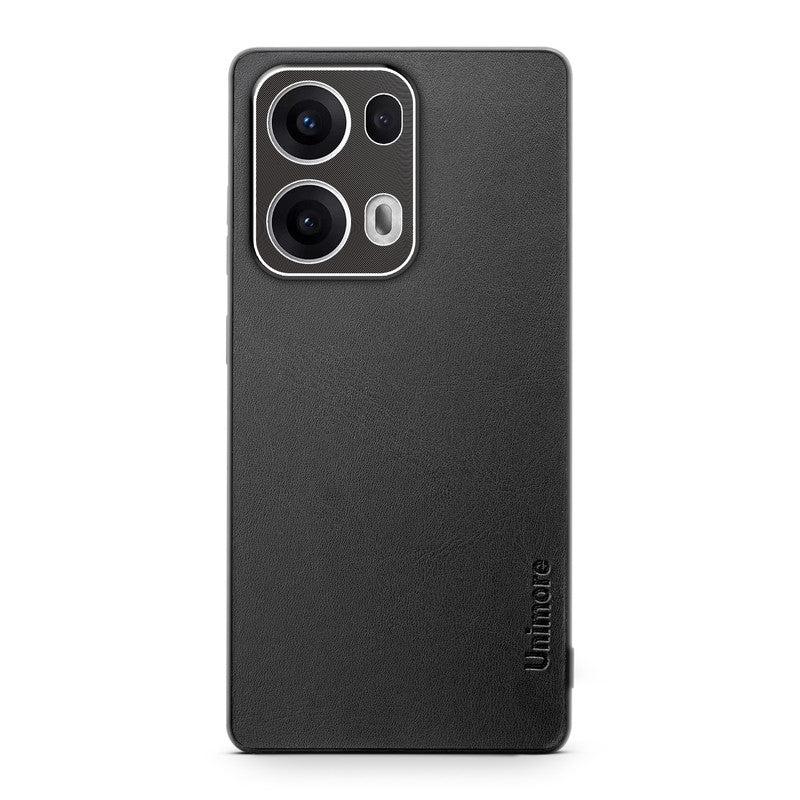 Unimore Leather Hard Case with Shiny Camera Protection For Oppo Reno 13 Pro 5G - Image 5