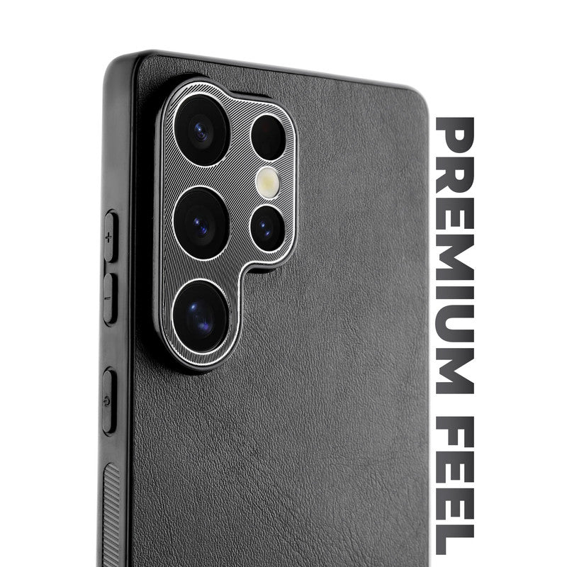 Unimore Leather Hard Case with Shiny Camera Protection For Samsung S24 Ultra 5G - Image 16