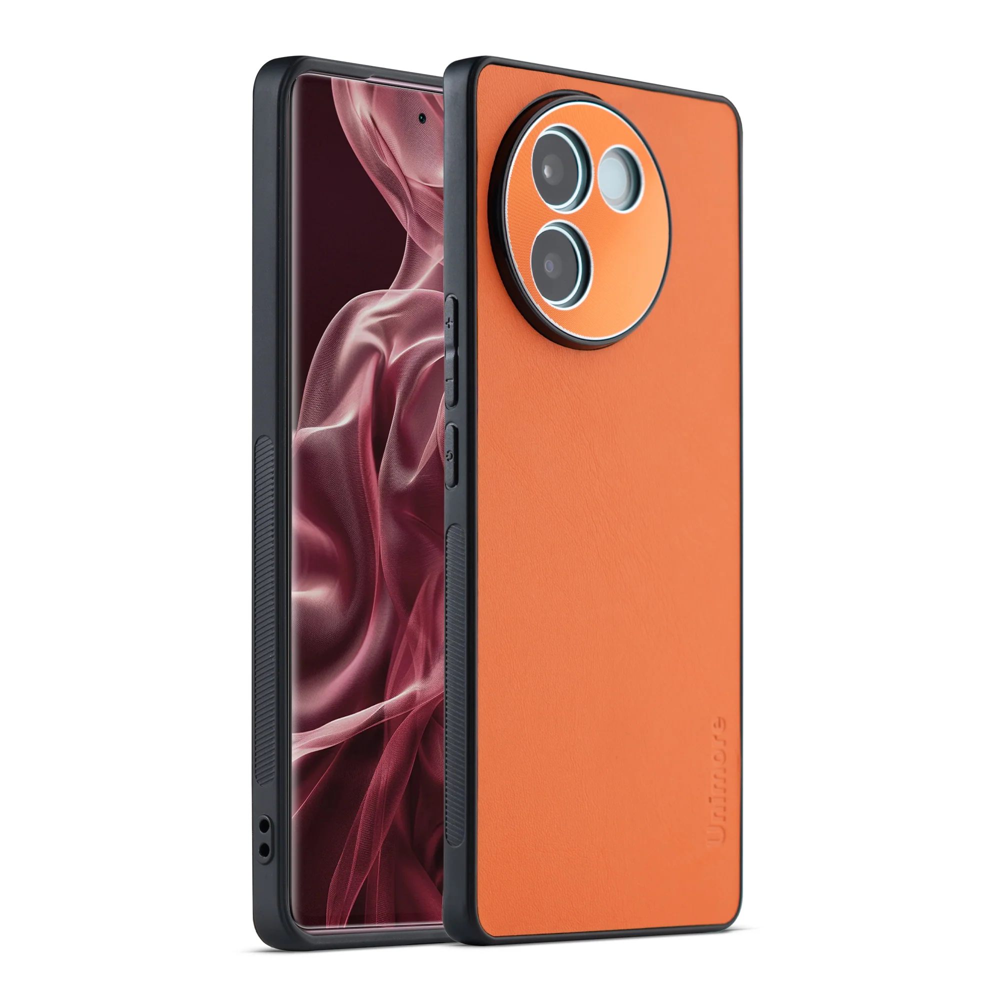 Unimore Leather Hard Case with Shiny Camera Protection For Vivo V30e 5G - Image 13