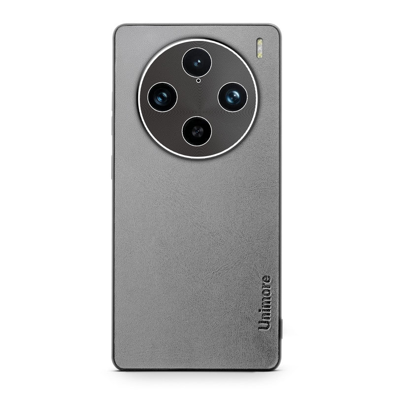 Unimore Leather Hard Case with Shiny Camera Protection For Vivo X100 Pro 5G - Image 17
