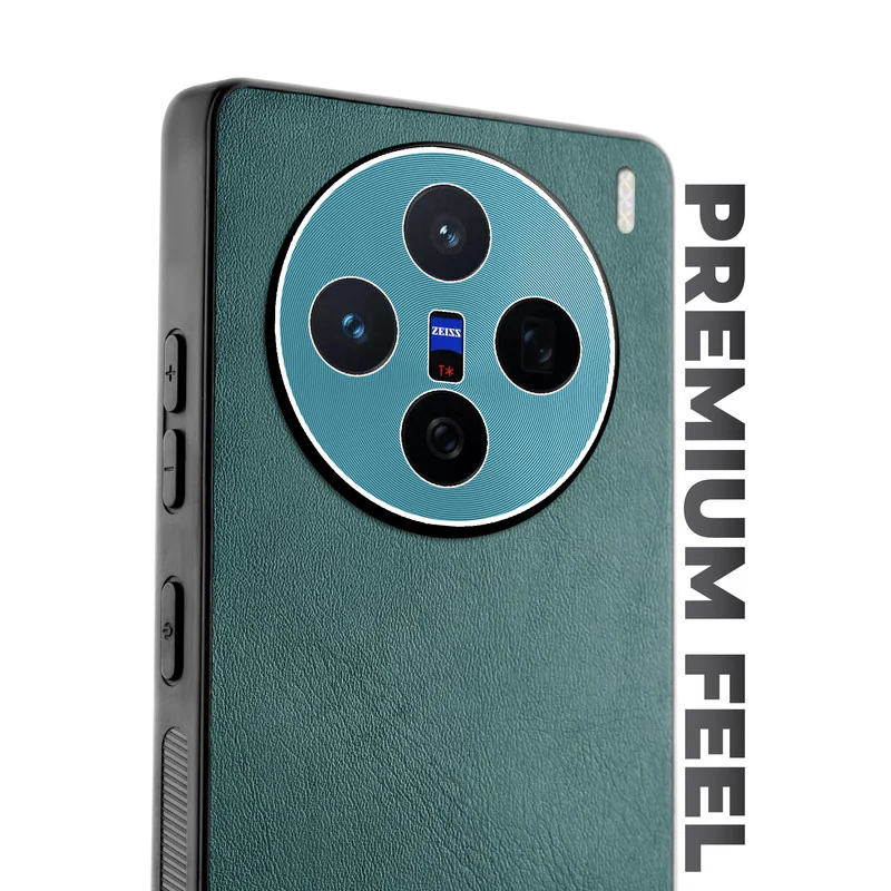 Unimore Leather Hard Case with Shiny Camera Protection For Vivo X200 5G - Image 10