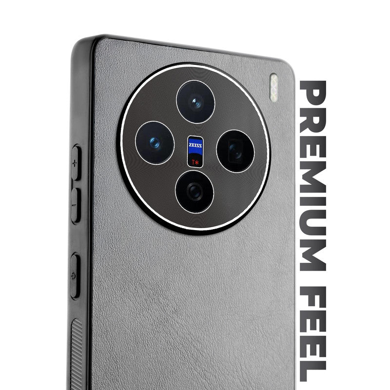 Unimore Leather Hard Case with Shiny Camera Protection For Vivo X200 5G - Image 16