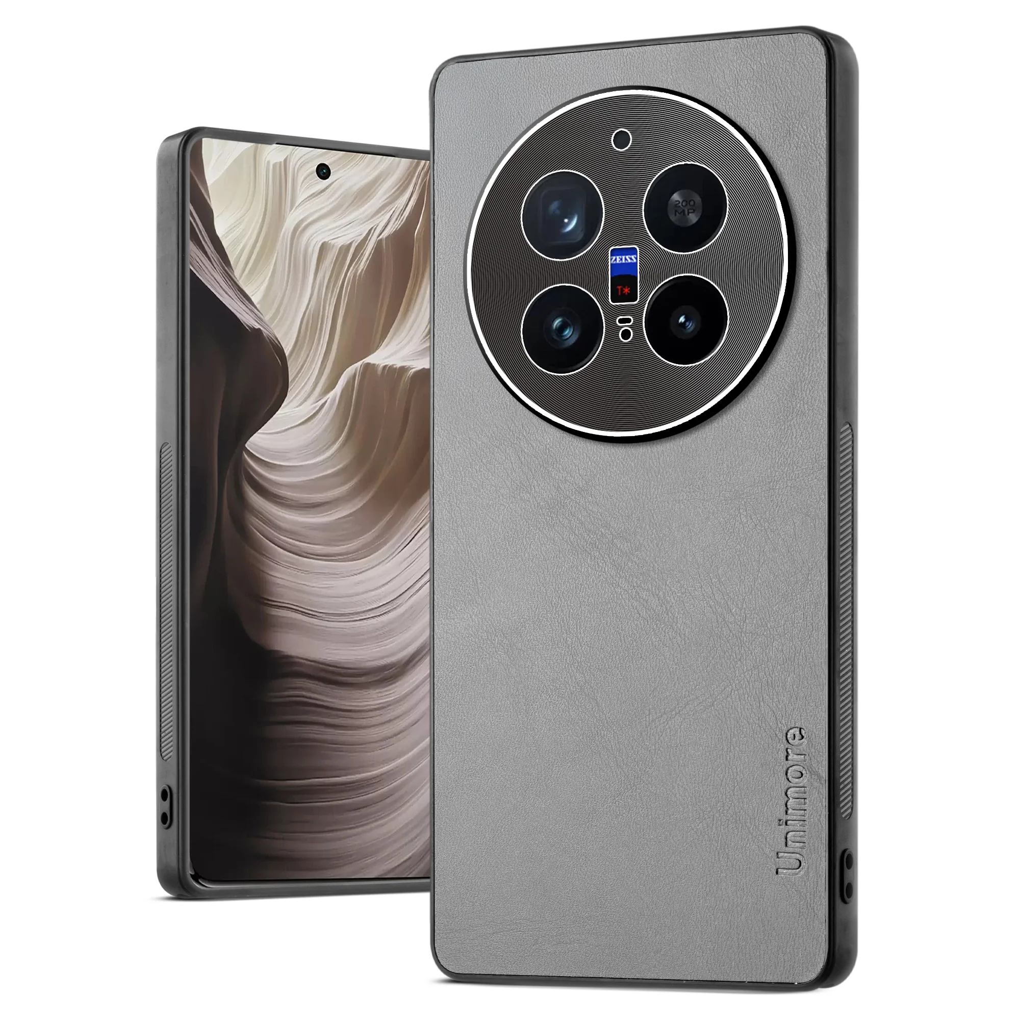 Unimore Leather Hard Case with Shiny Camera Protection For Vivo X200 Pro 5G - Image 15