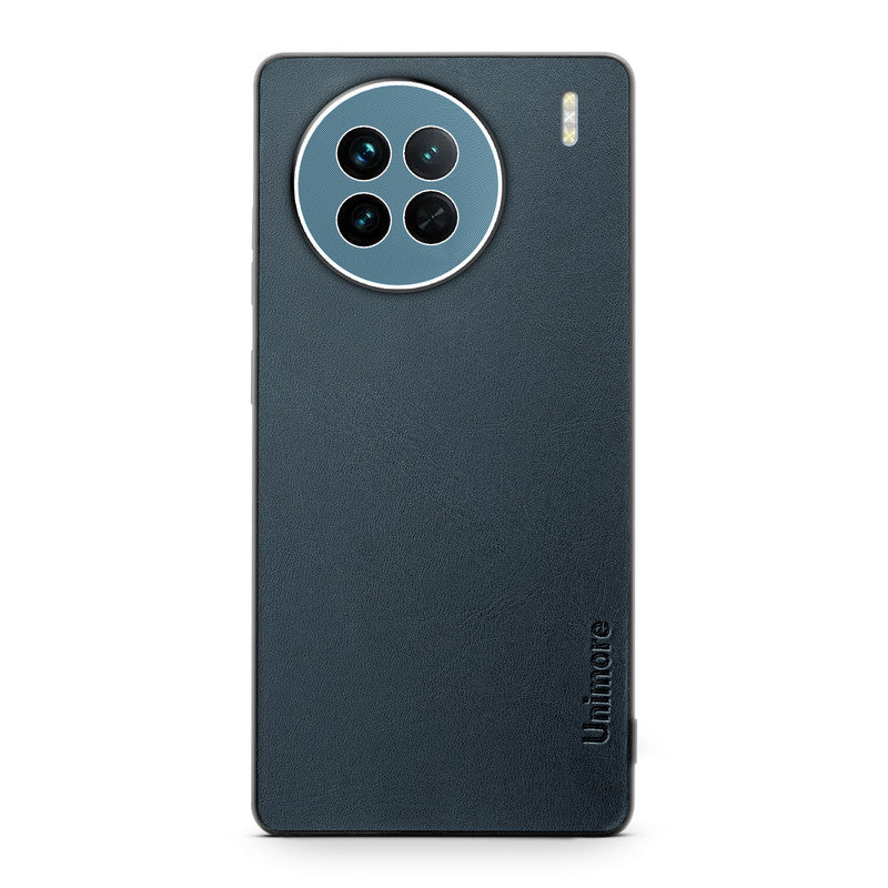 Unimore Leather Hard Case with Shiny Camera Protection For Vivo X90 5G - Image 22