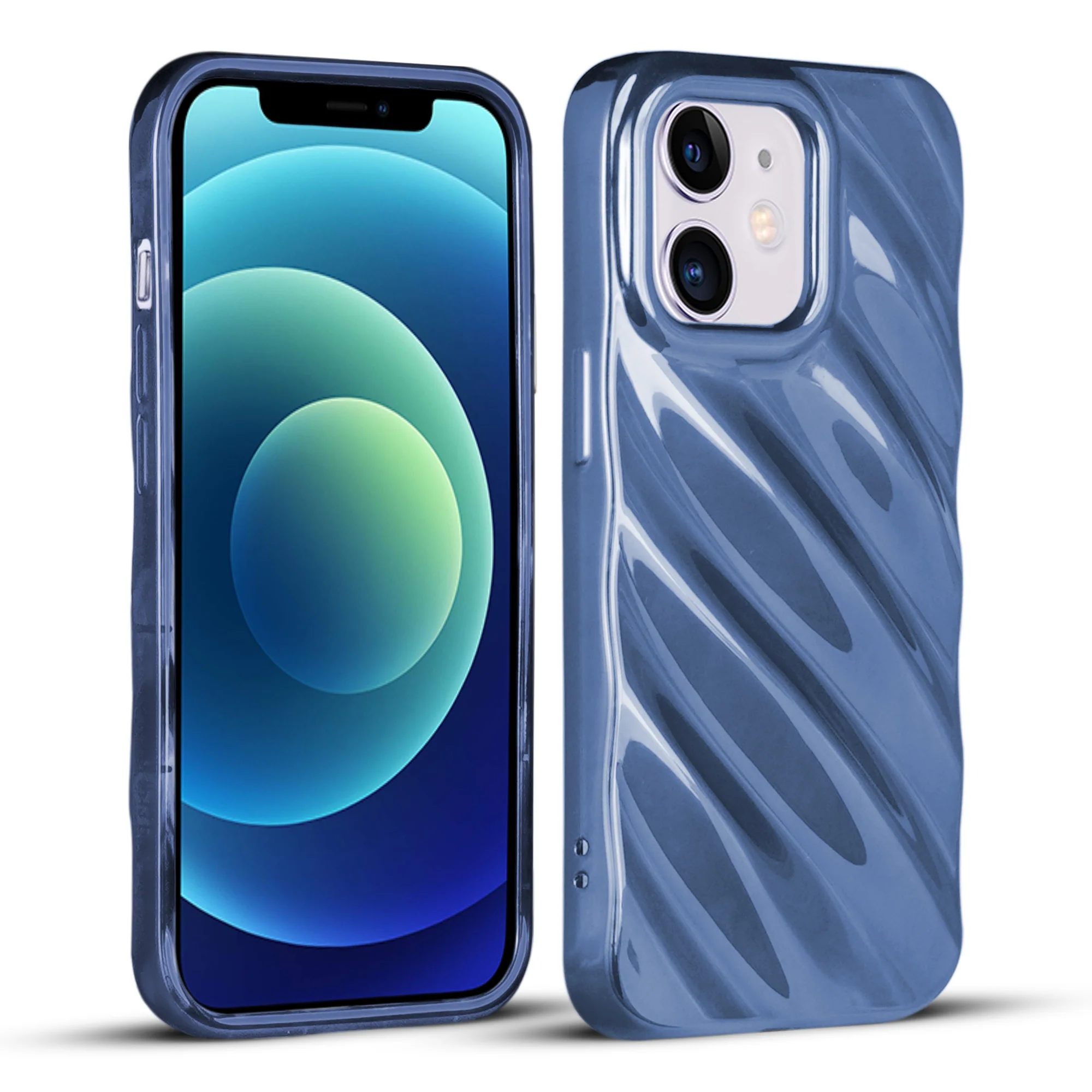 Wave Shiny Back Case for Apple iPhone 12 - Image 17