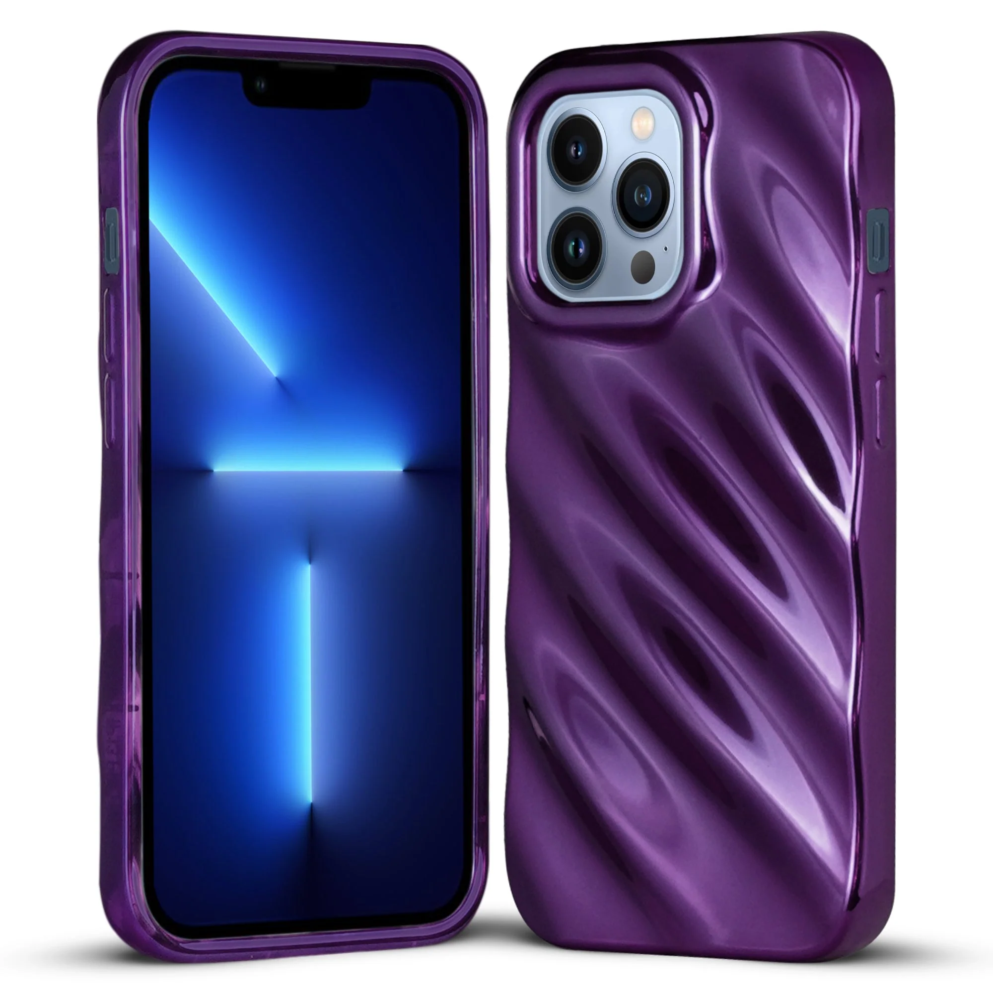 Wave Shiny Back Case for Apple iPhone 13 Pro Max - Image 15