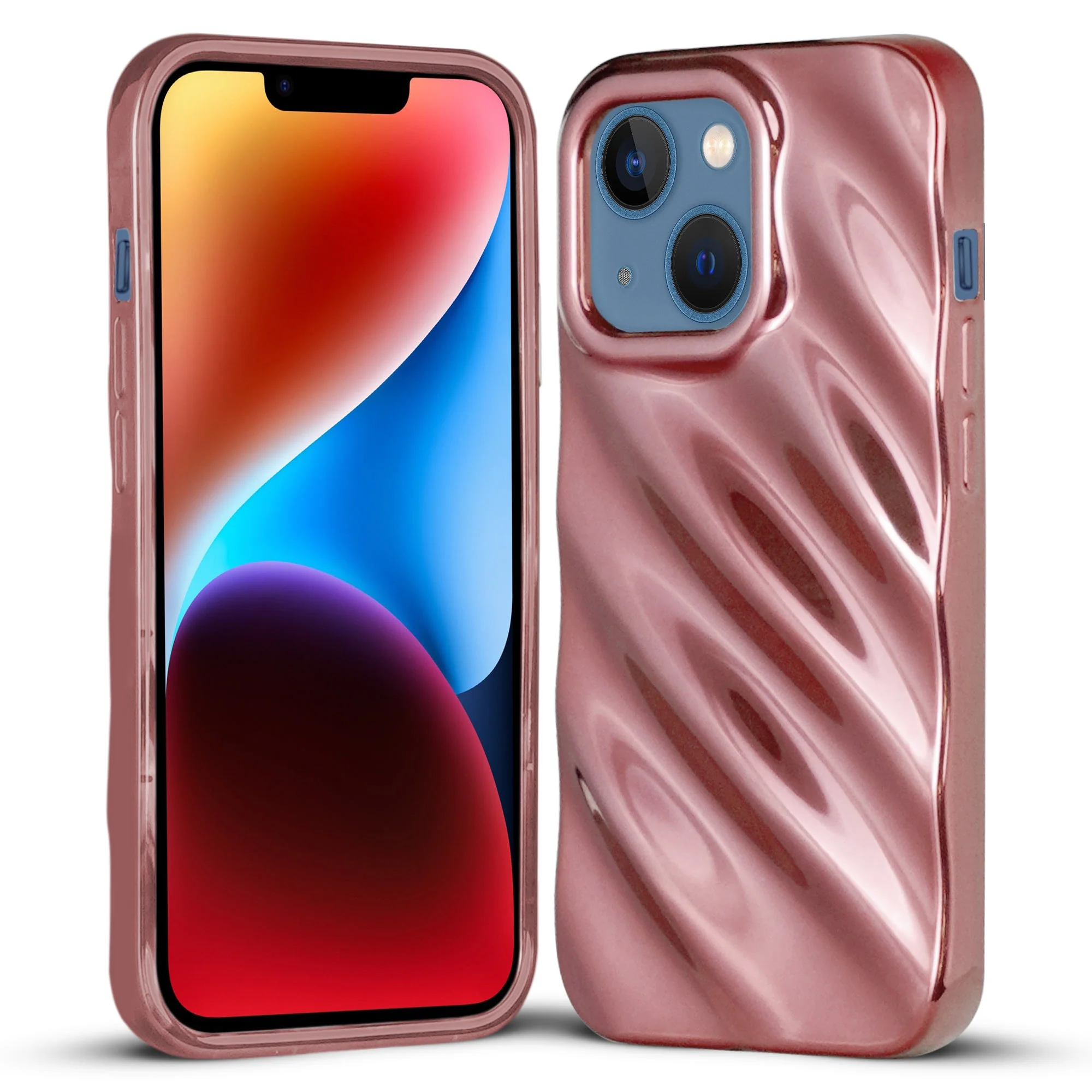 Wave Shiny Back Case for Apple iPhone 14 Plus - Image 7