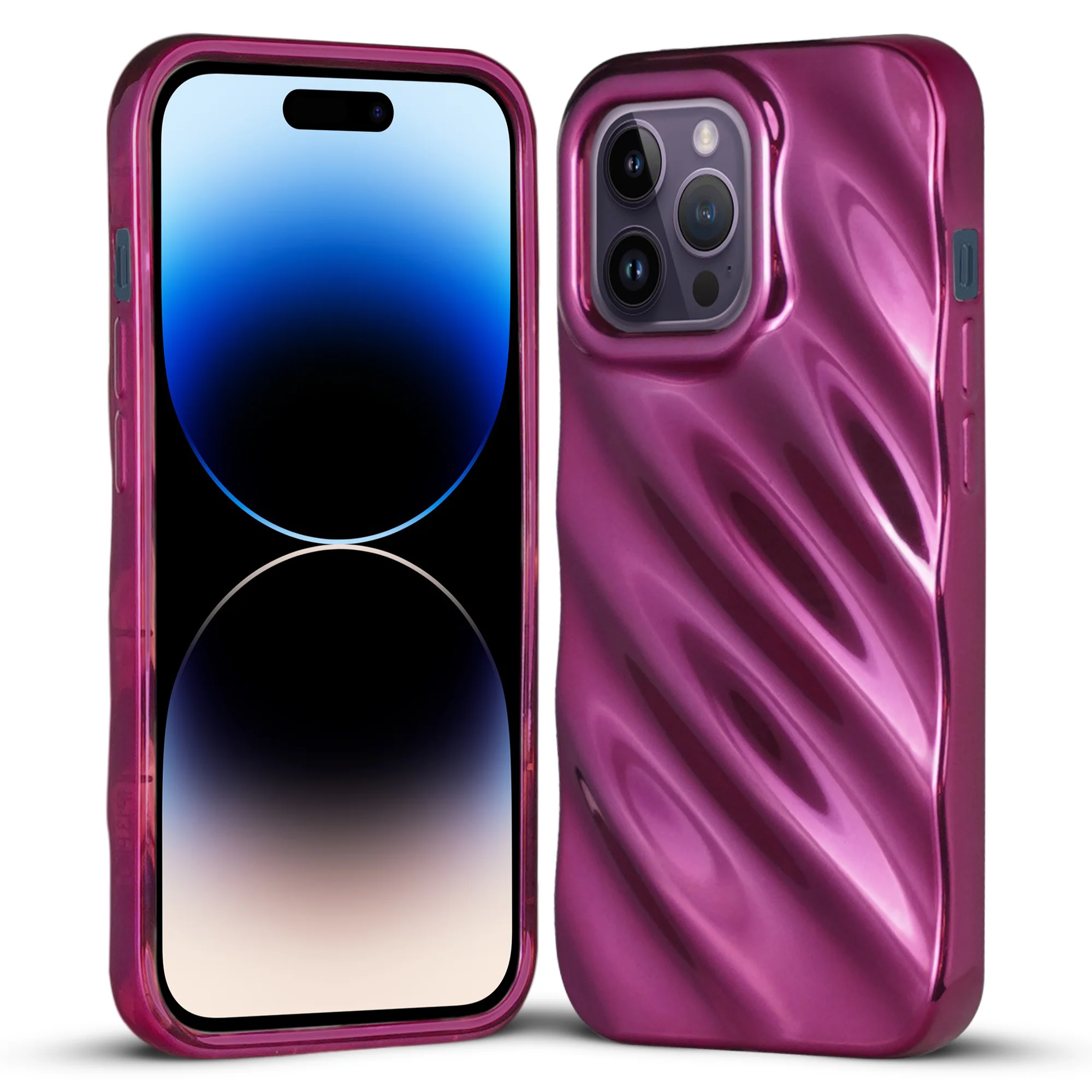 Wave Shiny Back Case for Apple iPhone 14 Pro - Image 13