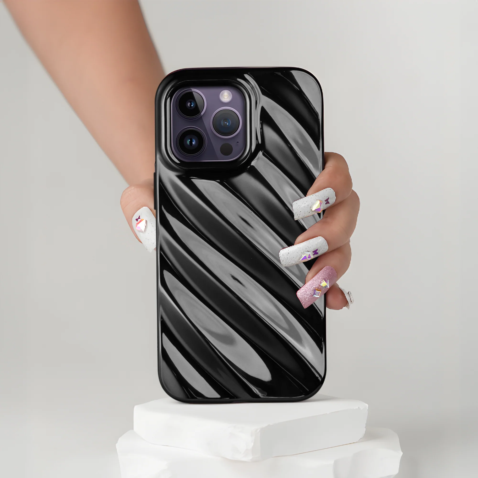Wave Shiny Back Case for Apple iPhone 14 Pro - Image 6