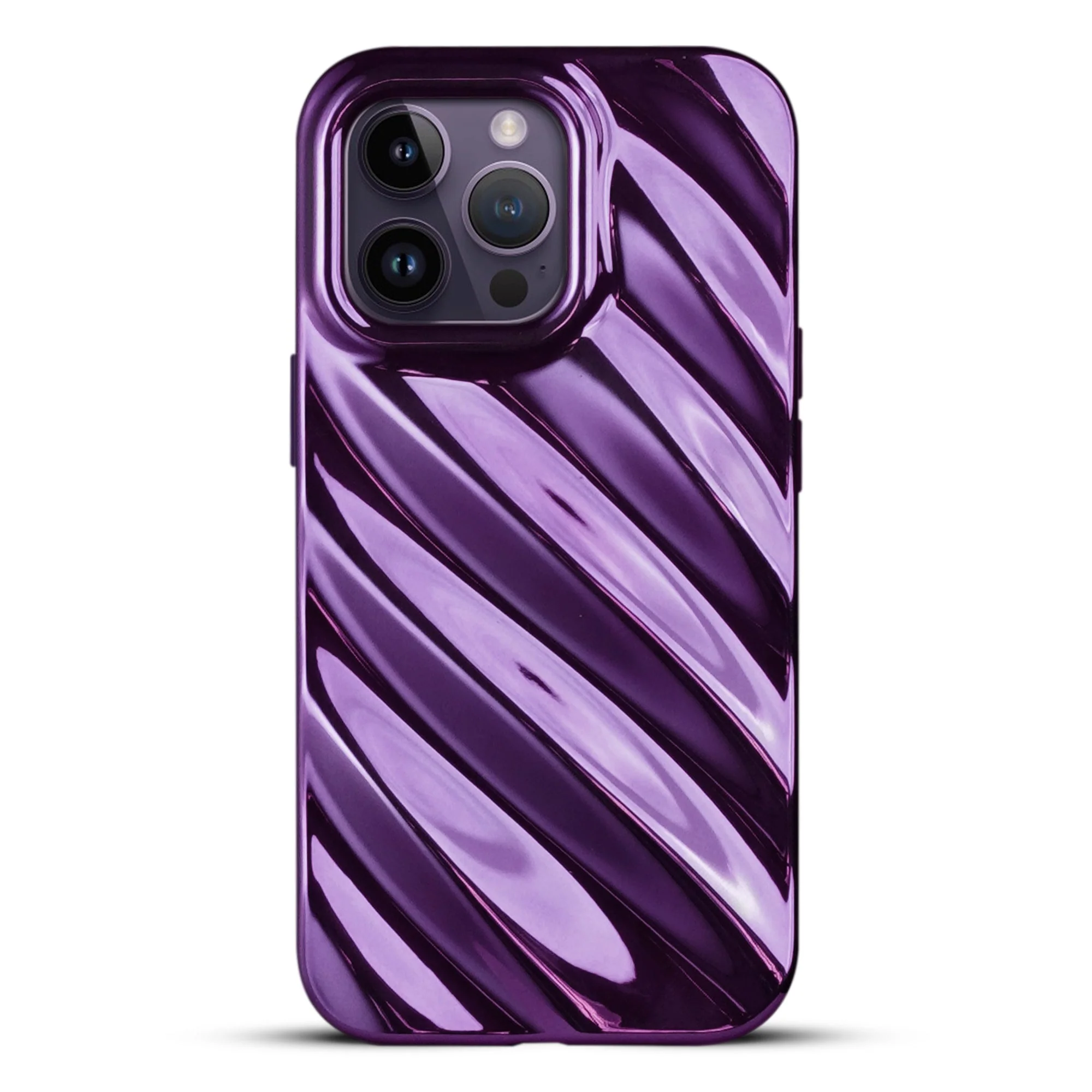 Wave Shiny Back Case for Apple iPhone 14 Pro Max - Image 22