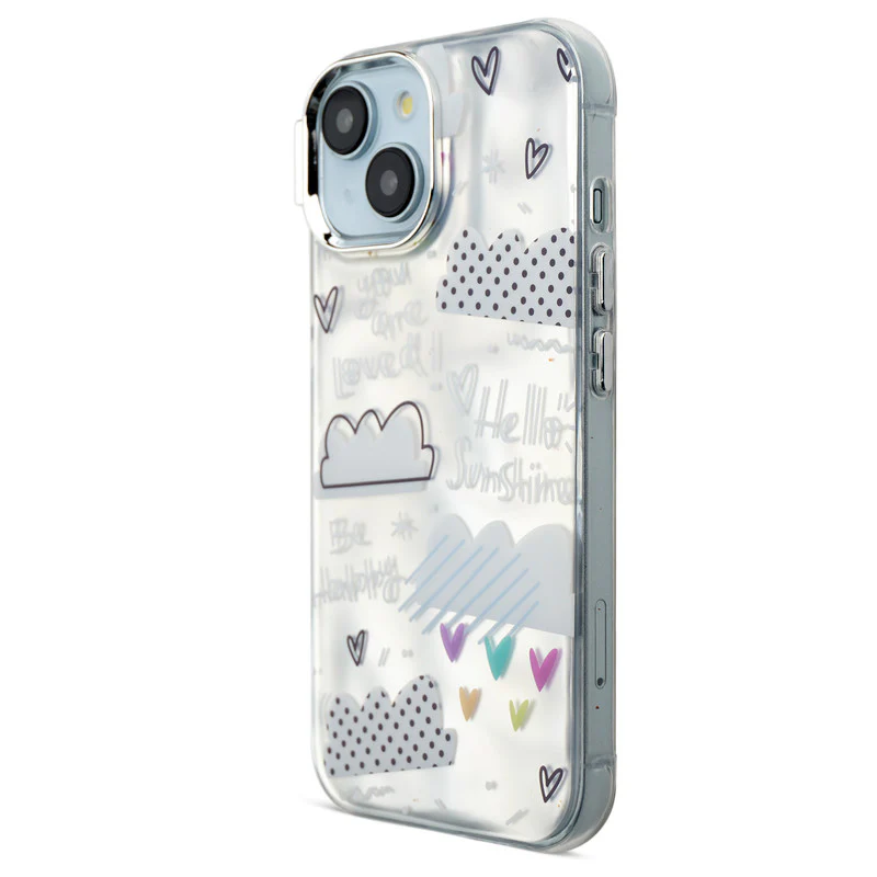 Wrinkle & Artistic Wave Printed Phone Case For Apple iPhone 15 Plus - Image 9