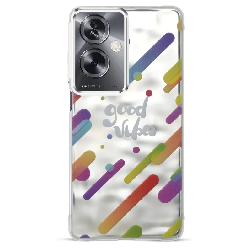 Wrinkle & Artistic Wave Printed Phone Case For Oppo A79 5G - Image 21