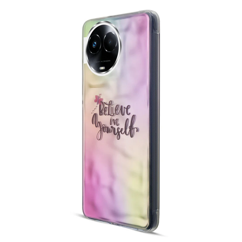 Wrinkle & Artistic Wave Printed Phone Case For Realme 11X 5G - Image 3