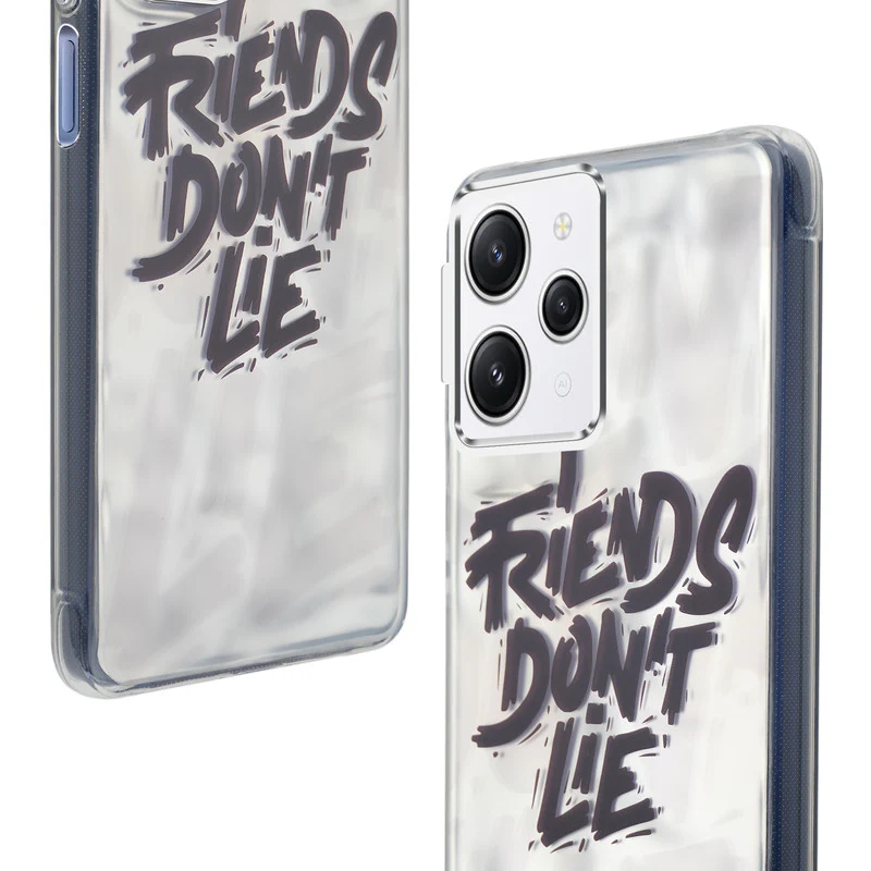 Wrinkle & Artistic Wave Printed Phone Case For Redmi 12 4G - Image 21