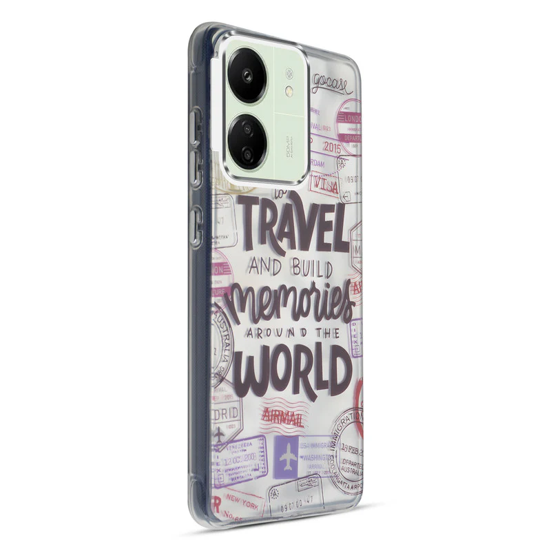Wrinkle & Artistic Wave Printed Phone Case For Redmi 13C 4G - Image 23