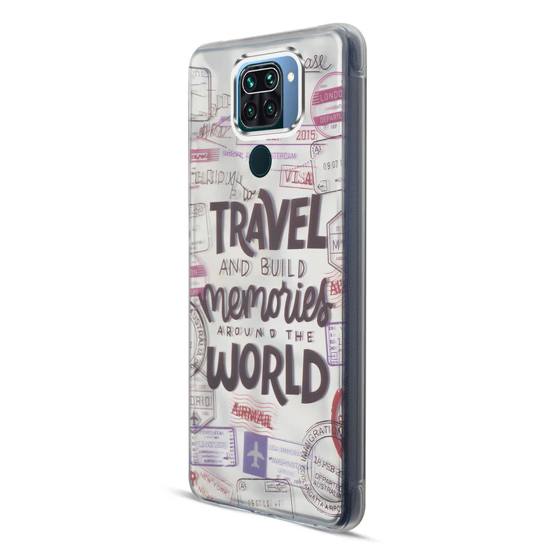 Wrinkle & Artistic Wave Printed Phone Case For Redmi Note 9 - Image 19