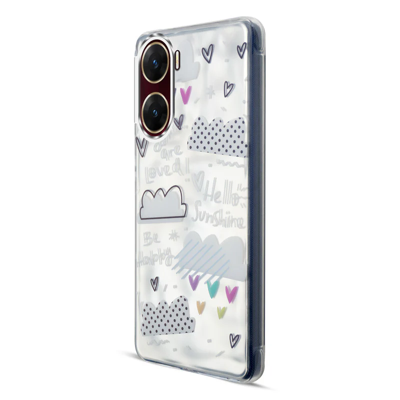 Wrinkle & Artistic Wave Printed Phone Case For Vivo V29e 5G - Image 10