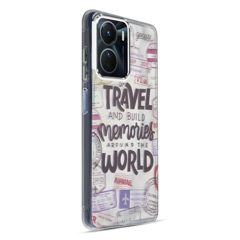 Wrinkle & Artistic Wave Printed Phone Case For Vivo Y16 - Image 22