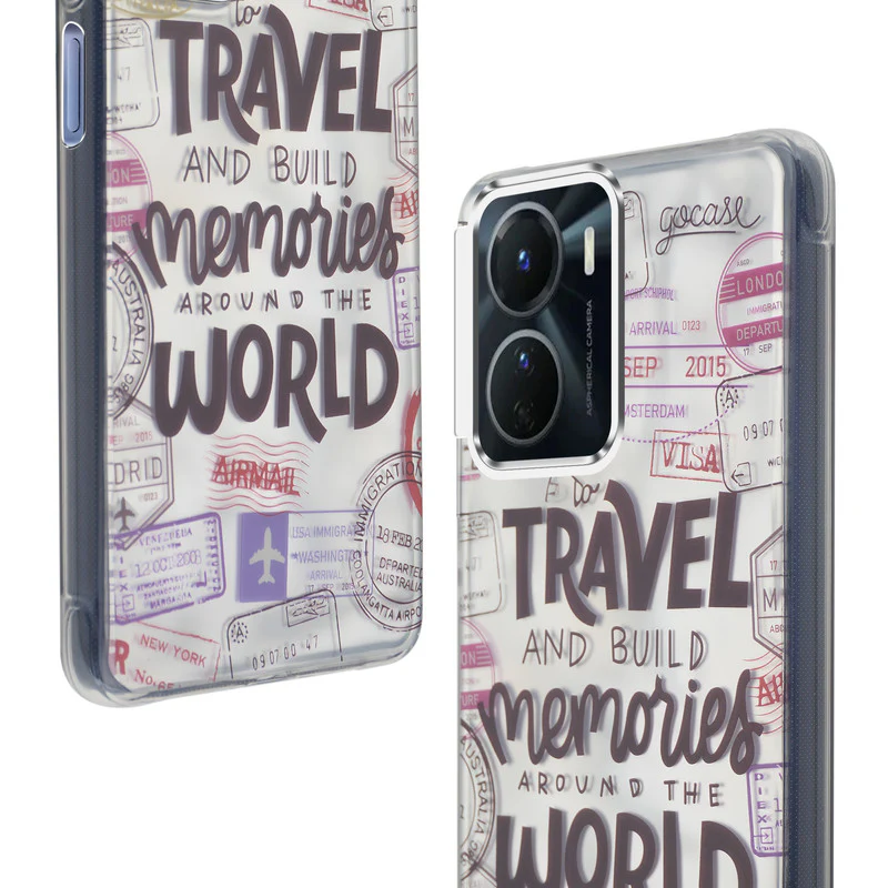 Wrinkle & Artistic Wave Printed Phone Case For Vivo Y16 - Image 25