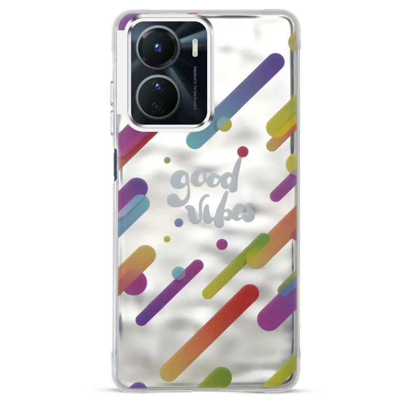 Wrinkle & Artistic Wave Printed Phone Case For Vivo Y16 - Image 26