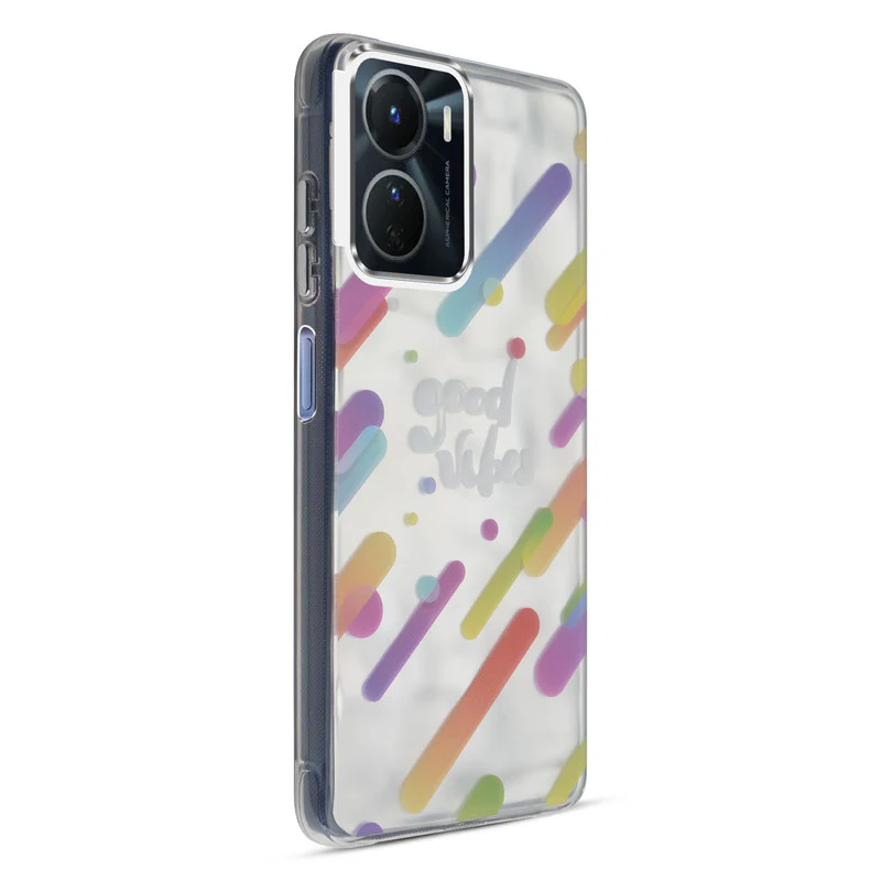 Wrinkle & Artistic Wave Printed Phone Case For Vivo Y16 - Image 27