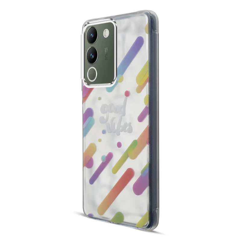 Wrinkle & Artistic Wave Printed Phone Case For Vivo Y200 5G - Image 28